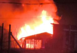 Çorum’da bağ evinde yangın