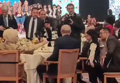 Cumhurbaşkanı Erdoğan ve eşinin horonunu ilgiyle izlediği Talha: Çok mutluyum