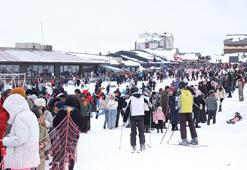 Erciyes'te hafta sonu yoğunluğu