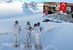 Hayırseverlerin ördüğü 200 bere, Mehmetçik’e teslim edildi