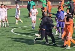 Kilis'te Bölgesel Amatör Lig maçında kavga