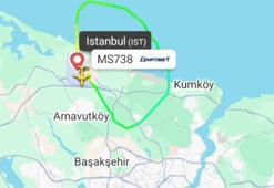 Duman ikazı alan pilot İstanbul Havalimanı'na acil iniş yaptı