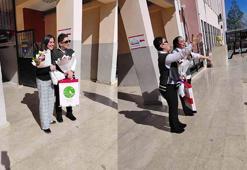 Kanseri yenen Fatma öğretmen öğrencilerine kavuştu