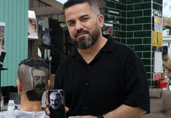 Saçlara 'İnci Taneleri'nin kahramanını çiziyor