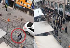 Otopark çalışanı, esnaf ile oğlunu tabanca ile yaraladı