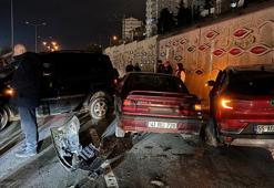 Samsun’da 5 aracın karıştığı zincirleme kaza; 1 yaralı