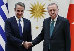 Cumhurbaşkanı Erdoğan, Yunanistan Başbakanı Miçotakis ile görüştü