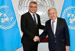 KKTC Cumhurbaşkanı Erhürman, New York'ta BM Genel Sekreteri Guterres ile görüştü