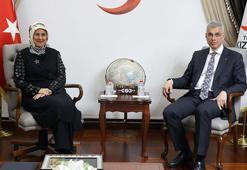 Bakan Memişoğlu, Türk Kızılay Genel Başkanı Yılmaz ile bir araya geldi