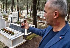 Sevgililer Günü'nde, çiçekle süsletilen mezara dijital ziyaret