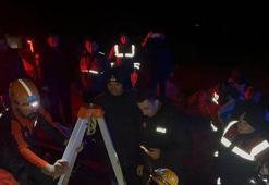 Sarnıçta mahsur kalan definecileri ekipler kurtardı