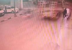 Manisa’da kamyonun üzerindeki iş makinesi lise öğrencisine çarptı