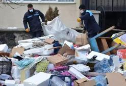Evden 25 ton çöp çıktı