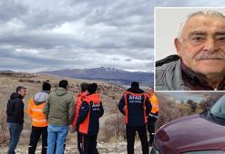 Elazığ'da kayıp kişi için 100 kilometrelik alan tarandı