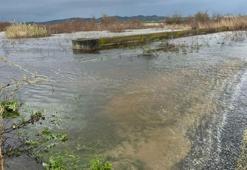 Büyük Menderes Nehri taştı, kara yolu ulaşıma kapatıldı