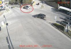 Amasya’da trafik kazaları KGYS kameralarına yansıdı