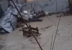 Hatay'da sağanak; dere taştı, evi ve ahırı su bastı