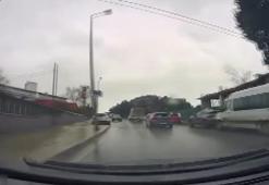 Beylikdüzü’nde ters yönde ilerleyerek trafiği tehlikeye atan sürücü yakalandı