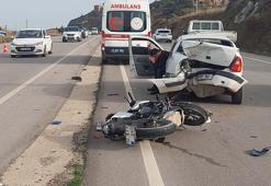 Balıkesir'de iki ayrı kazada 2 motosiklet sürücüsü yaralandı