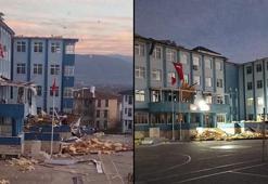 Düzce'de şiddetli rüzgar lisenin çatısını uçurdu; eğitime yarın ara veridi