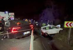 Beykoz’da otomobil ile hafif ticari araç kafa kafaya çarpıştı: 1 ölü, 5 yaralı