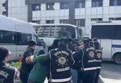 İstanbul merkezli 4 ilde organize suç örgütüne düzenlenen operasyonda gözaltına alınanlar adliyeye sevk edildi