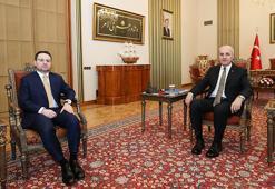 TBMM Başkanı Kurtulmuş, Adalet Bakanı Gürlek'i kabul etti