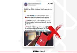 DMM: 'CİMER’de 90 bin kişinin görev yaptığı' iddiası doğru değildir