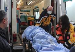 Çalıştığı inşaatın asansör boşluğundan düşen işçi yaralandı