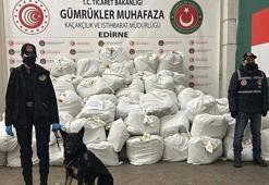 Kapıkule'de 914 kilo esrar ele geçirildi