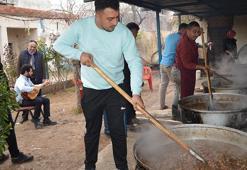 Mardin'de 'ramazan kavurması' kazanları, iftar ve sahur için kaynadı