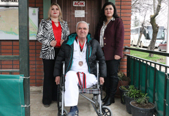 Kazada bacağını kaybedince eve kapandı, muhtar sayesinde başladığı tekvandoda Türkiye 3’üncüsü oldu