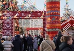 Moskova'daki Maslenitsa Festivali devam ediyor