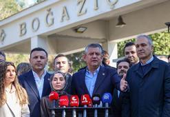 Özgür Özel Boğaziçi Üniversitesi ziyareti sonrası konuştu