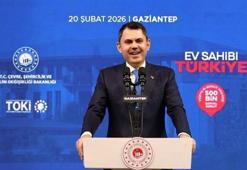 Bakan Kurum: Biz lafla değil, eserle konuşuyoruz