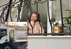 Çöp kamyonu şoförü ile 3 yaşındaki Ayşe arasında 'pencere' bağı