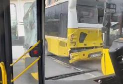 Fatih'te 3 İETT otobüsü kaza yaptı