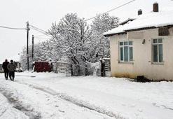 Tekirdağ'ın yüksek kesimleri beyaza büründü