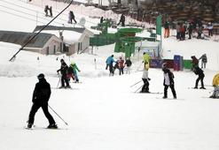 Kartalkaya'da kayak sezonu, bayram sonuna kadar devam edecek