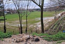 Edirne’de yağış sonrası sahaların zeminleri zarar gördü; 2 maç ertelendi