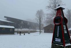 Kartepe'de kar yağışı etkili oldu