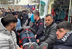 Otomobille çarpışan motosikletin sürücüsü ağır yaralandı