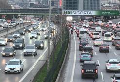 İstanbul'da haftanın ilk iş gününde trafik yoğunluğu