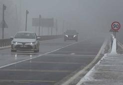 Bolu Dağı'nda sis etkili oldu