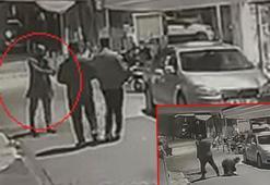 Bursa'da 1 kişinin yaralandığı silahlı kavga kamerada