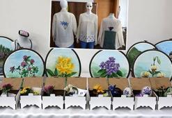 Endemik bitkiler takı ve kumaşa, duygular maniye dökülüyor