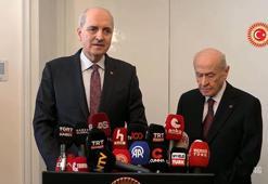 TBMM Başkanı Kurtulmuş, Bahçeli'yi ziyaret etti