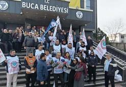 Buca Belediyesi'ndeki memur eylemi 5'inci günde