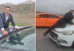 Trafik tartışmasında kaputta sürüklenen sürücü: Düşürmek için zikzak çizdi