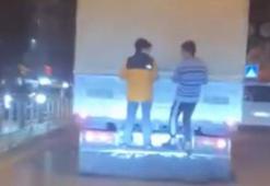 Hatay'da çocukların tehlikeli yolculuğu kamerada